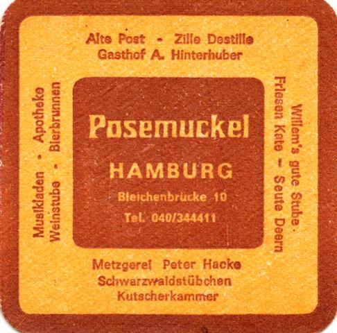 hamburg hh-hh holsten gemein 1b (185-posemuckel hamburg-braungelb)